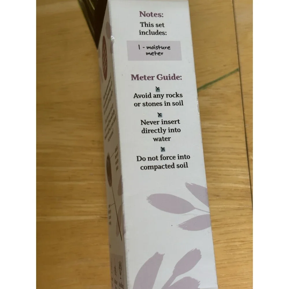 Seed & Sprout Potted Plant Moisture Meter Purple
